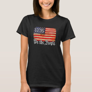 T-shirt Nous Le Peuple 1776 Drapeau Américain 4 juillet Ho