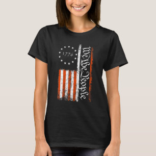 T-shirt Nous Le Peuple 1776 États-Unis Drapeau 4 juillet P