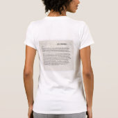 T-shirt Nous le Peuple 25e Amendement Constitution Résiste (Dos)