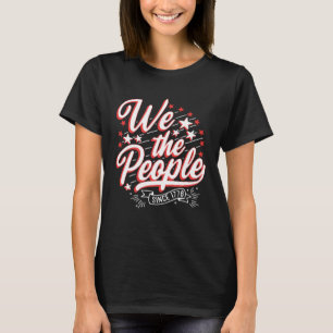 T-shirt Nous Le Peuple 4 juillet Patriotique Américain Con