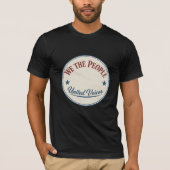 T-shirt Nous Le Peuple Badge Vintage (Devant)