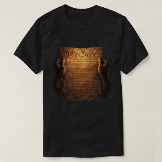 T-shirt Nous, le peuple, Constitution américaine (Design devant)