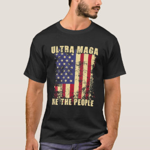 T-shirt Nous Le Peuple Fier Républicain Américain Drapeau