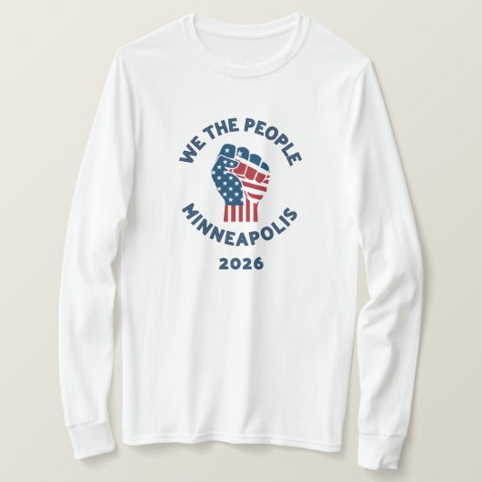 T-shirt Nous le Peuple Minneapolis 2026 (Design devant)