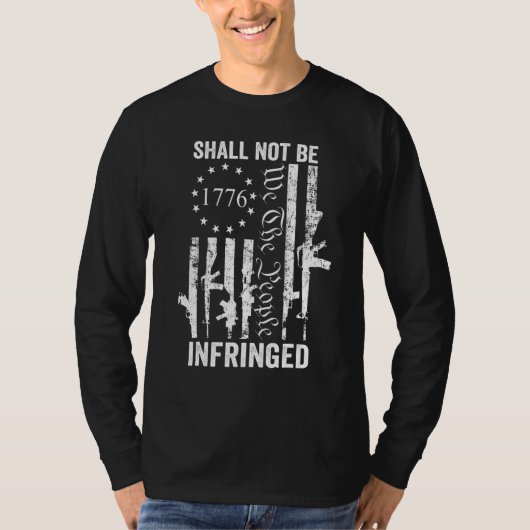 T-shirt Nous, le peuple, ne serons pas enfreints AR15 Pro (Devant)