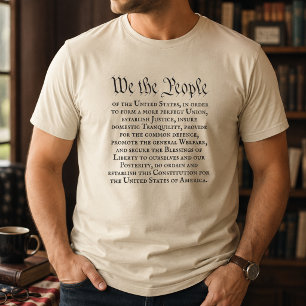 T-shirt Nous le Peuple Préambule complet de la Constitutio