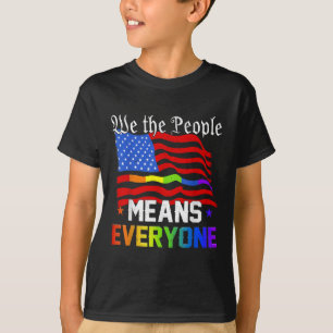 T-shirt Nous Le Peuple Signifie Tout Le Monde La Constitut