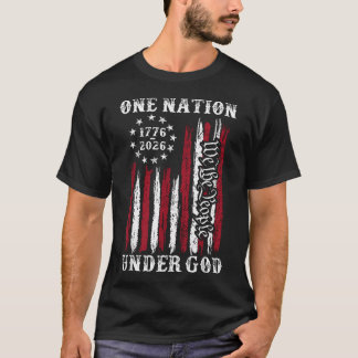 T-shirt Nous Le Peuple Une Nation Sous Dieu 250 Ans