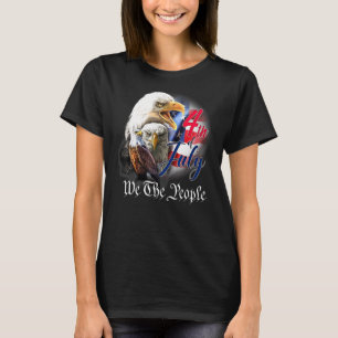 T-shirt Nous Le Peuple Usa Freedom Eagle Patriot Américain