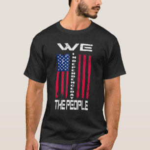T-shirt Nous Les Gens 4 juillet Feux D'Artifice