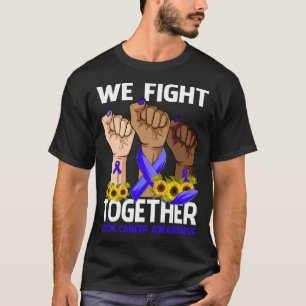 T-shirt Nous luttons ensemble CONSCIENCE DU CANCER DU COLO