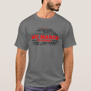 T-shirt Nous Marchons Pour Infirmières Infirmière Aîné Mil