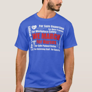 T-shirt Nous Marchons Pour Infirmières Million Infirmières
