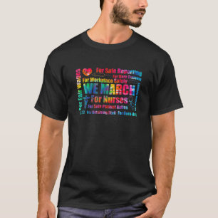 T-shirt Nous Marchons Pour Les Infirmières 2022 Infirmière