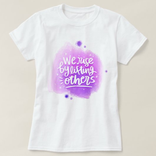 T-shirt Nous Montons En Levant Les Autres (Design devant)