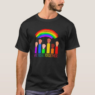 T-shirt Nous montons ensemble LGBT Q Pride Justice sociale