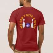 T-shirt Nous ne donnons pas une fente - nom d'équipe de (Dos)