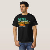T-shirt Nous ne nous inclinerons pas devant la corruption (Devant entier)