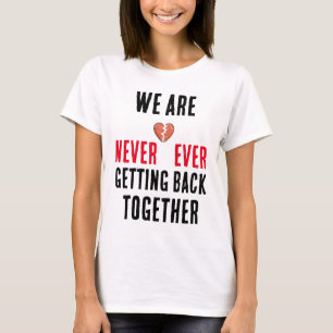 T-shirt nous ne nous réunissons jamais