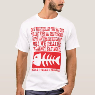 T-shirt Nous ne pouvons pas manger l'argent