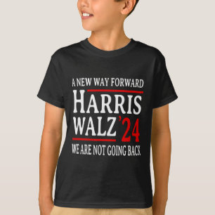 T-shirt Nous Ne Retournons Pas Pro Kamala Harris Harris W