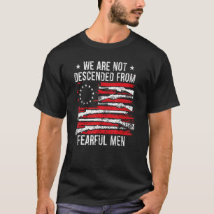 T-shirt Nous Ne Sommes Pas Descendus Du Drapeau Usa Vintag