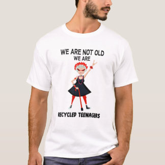 T-shirt Nous Ne Sommes Pas Vieux, Nous Sommes Des Adolesce