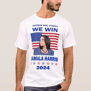 T-shirt Nous nous battons, nous gagnons - Kamala Harris 20