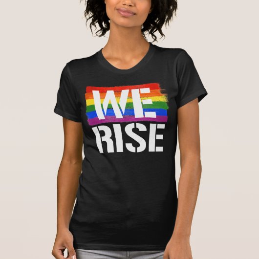 T-shirt Nous nous élevons avec fierté (Devant)