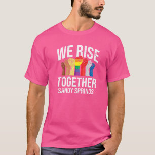 T-shirt Nous nous rassemblons Sandy Springs Lgbtq Georgia