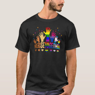T-shirt Nous Nous Réunissons Lgbt Q Pride Justice sociale