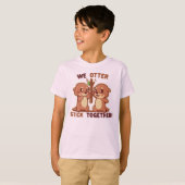 T-shirt Nous OTTER collons ensemble (Devant entier)