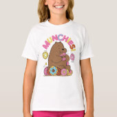 T-shirt Nous Ours Nus - Grizz Donut Munchies! (Devant)