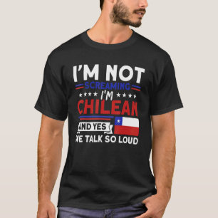 T-shirt Nous Parlons Si Fort Vintage Chi de fierté chilien