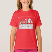 T-shirt NOUS POISSONS EWE A MARE EGRETS MOOSE Sandra Boynt (Devant)