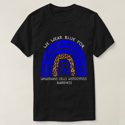 T-shirt Nous Portons Bleu Pour Langerhans Cellules Histioc (Design devant)