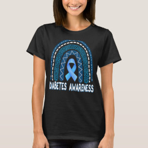 T-shirt Nous Portons Du Bleu En Novembre Rainbow Diabetes
