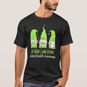 T-shirt Nous Portons Du Lime Vert Pour La Sensibilisation
