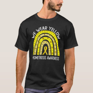 T-shirt Nous Portons Jaune Pour La Sensibilisation À L'End