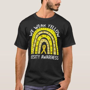 T-shirt Nous Portons Jaune Pour La Sensibilisation À L'Obé