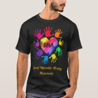 Nous Portons Le Coeur Arc-En-Ciel Pour L'Atrophie