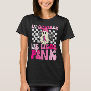 T-shirt Nous Portons Le Fantôme Rose Drôle Halloween Cance