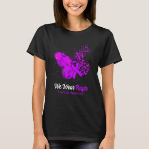 T-shirt Nous Portons le papillon de sensibilisation à l'an