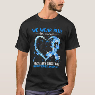 T-shirt Nous Portons Le Rose Pour Leukodystrophies Coeur D