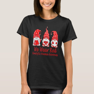 T-shirt Nous Portons Le Rouge Pour La Sensibilisation À L'
