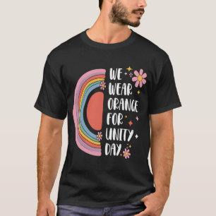 T-shirt Nous portons orange pour la journée de l'unité Dai