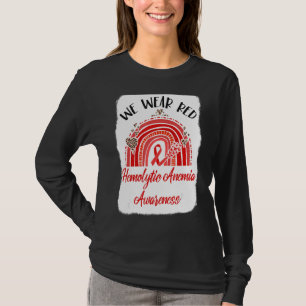 T-shirt Nous Portons Rouge arc-en-ciel Hémolyse Anémie 2