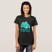 T-shirt Nous Portons Turquoise Scleroderma Sensibilisation (Devant entier)