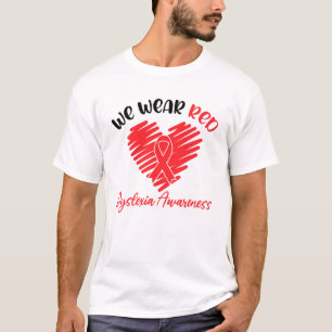 T-shirt Nous Portons Une Sensibilisation À La Dyslexie Rou