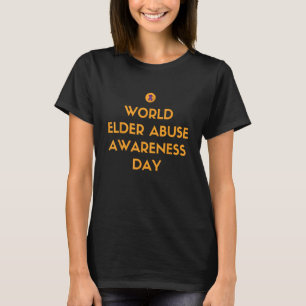T-shirt Nous Portons Violet World Elder Abuse Awareness Gu